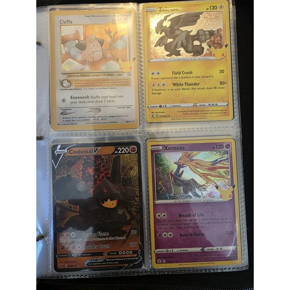 🔥Pokemon Binder Collection🔥 double sleeved NM/M Condition 💎